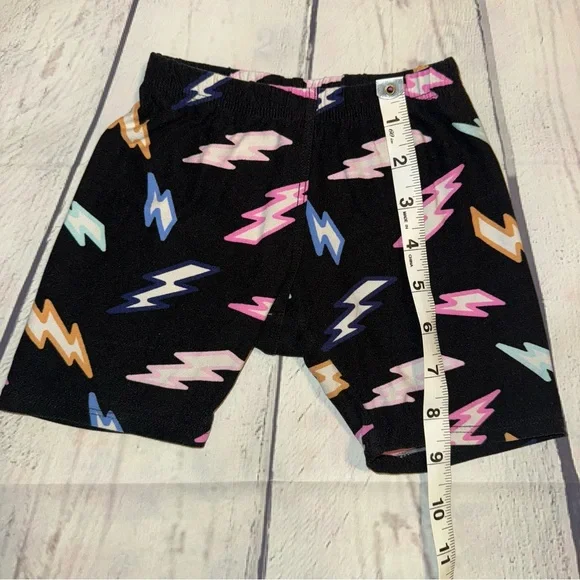 Dot Dot Smile Kids Lightning Bolt Shorts - Black - Picture 3 of 5